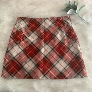H&M Plaid Skirt size Large